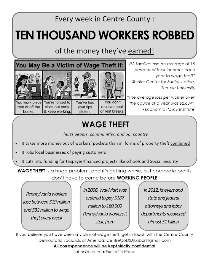 Wage Theft Flyer